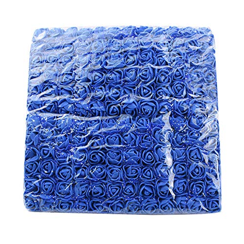 Buy zorpia 144pcs Mini Fake Rose Flower Heads Realistic Navy Blue Roses