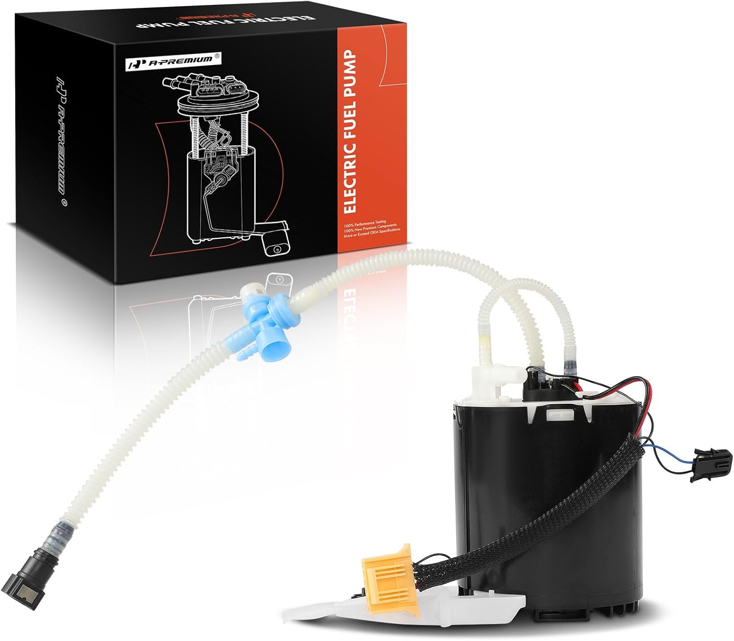 A-Premium Electric Fuel Pump Compatible with Land Rover LR4 2010-2015, Range Rover Sport 2010-2012, 3.0L 5.0L, Gas, Replace# E9034M, SP5110M