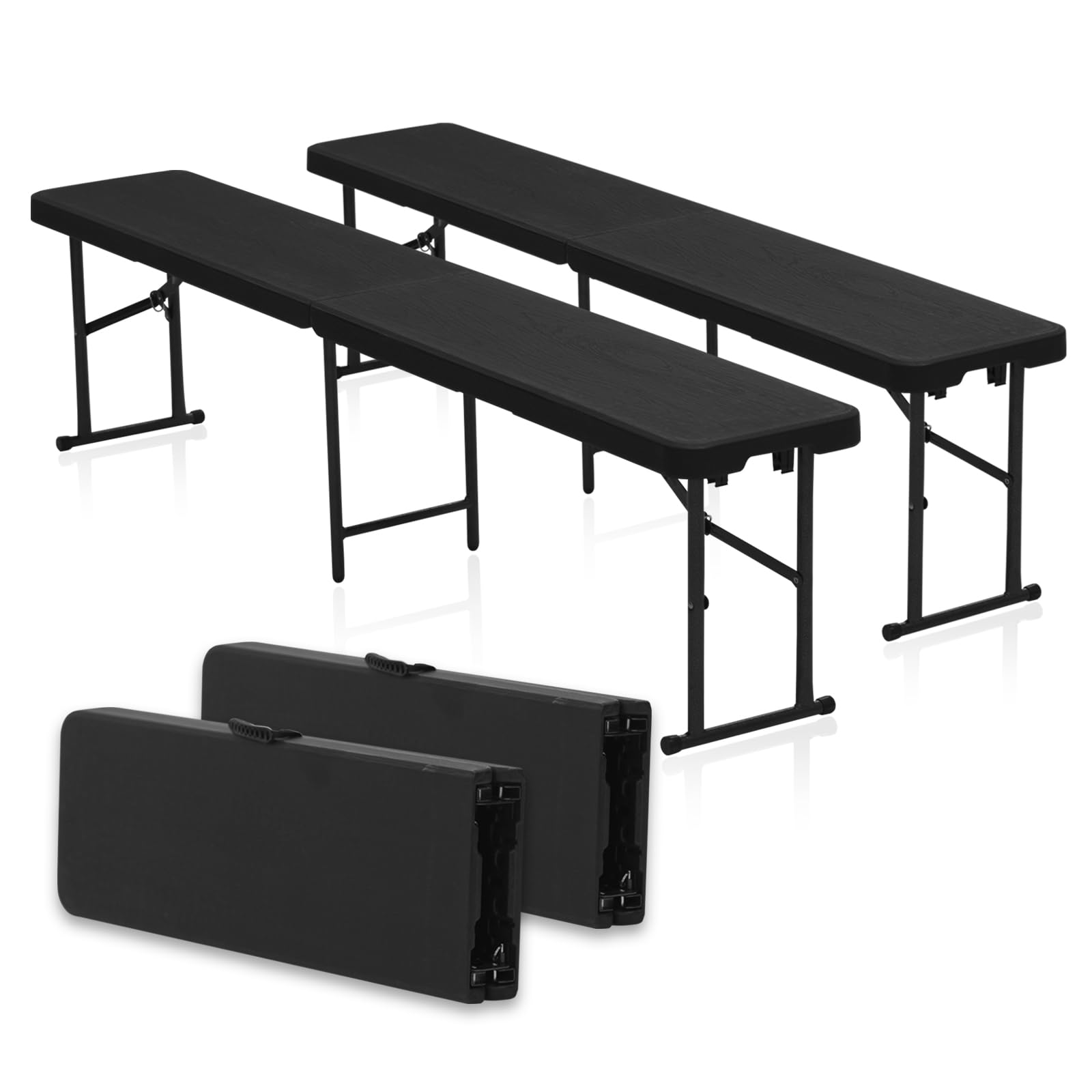 Amazon.com: AJP Distributors 2 Pack 6 Foot Portable Plastic