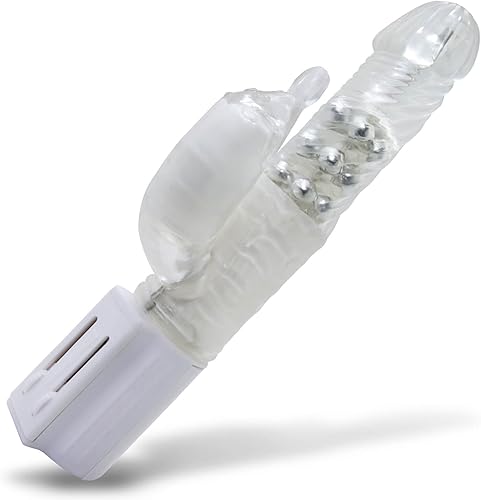 Miniatura 9 de LeLuv Conejo Vibrador Toadstool Tip Eje Remolino Silencioso Rosa