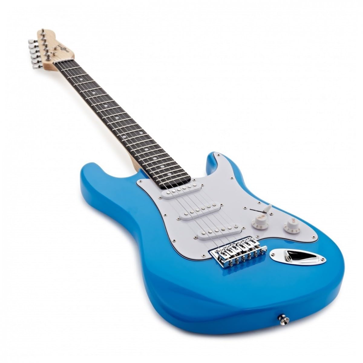 Chitarra elettrica 3/4 LA di Gear4music Blue con amplificatore 10W e borsa morbida