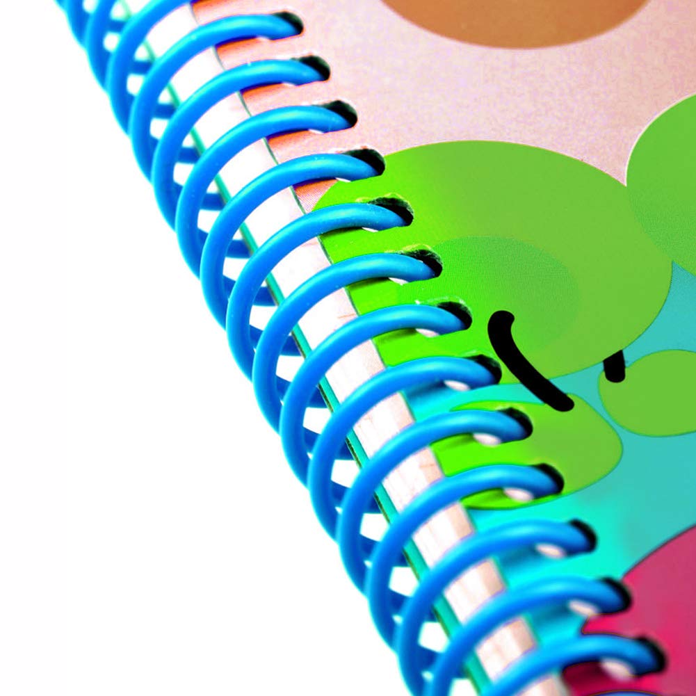 Fydun 20 Pezzi 30 Fori Pettine per Fogli mobili rilegature in plastica Spine Rilegatura Bobine Anello Molla Anelli a Spirale per A4 Libro Libro Album Rilegatura(13 mm-Trasparente