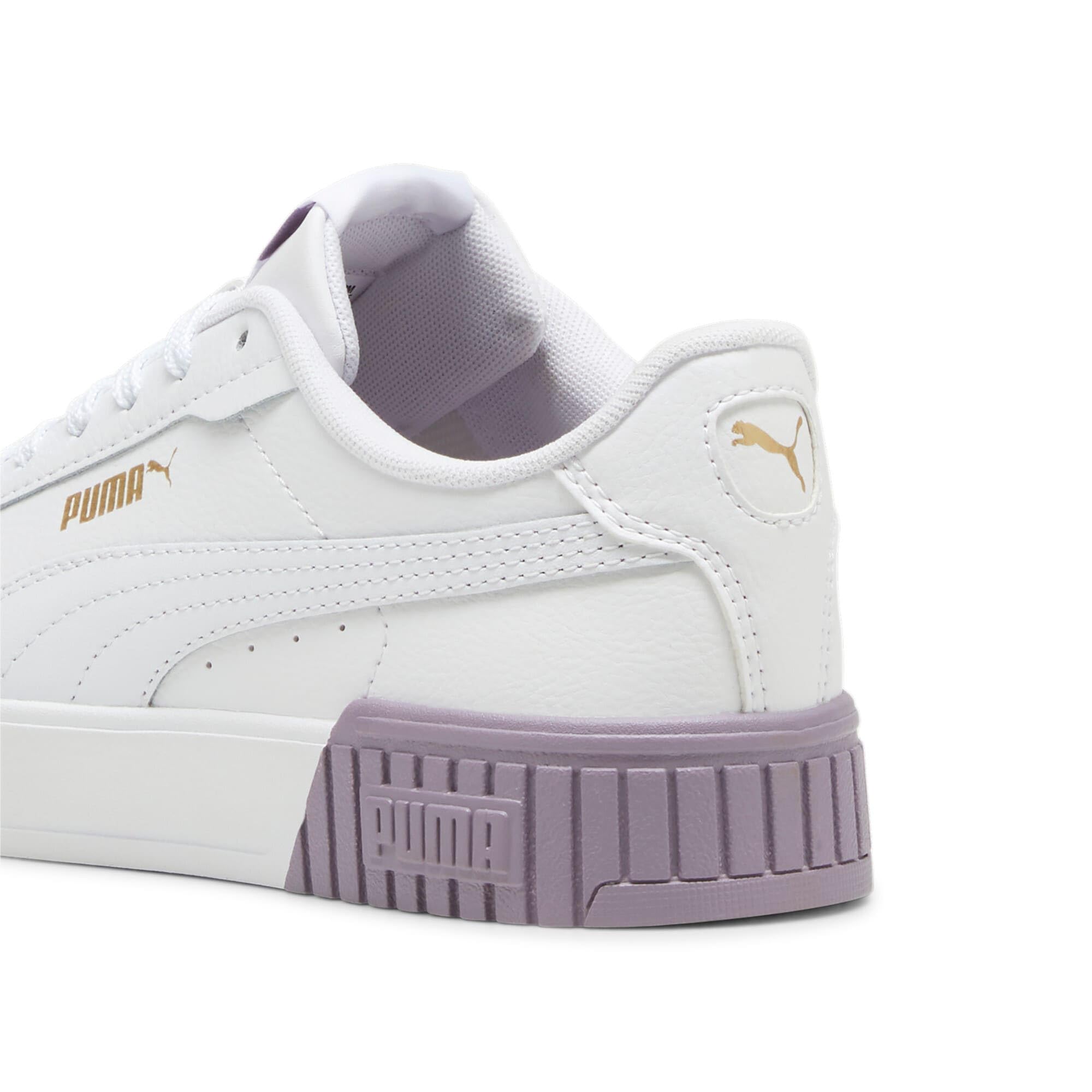 PUMA Kadın Carina 2.0-PUMA White-Pale Plum-PUMA Gold Low Boot 40
