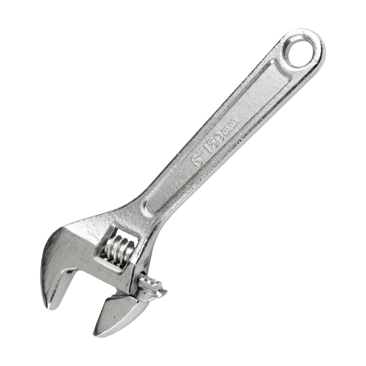Lotsdonxia Silver 6-Inch Adjustable Spanner, Metal Mini Wrench For Mechanical, Bike & Home Repairs, Compact & Durable