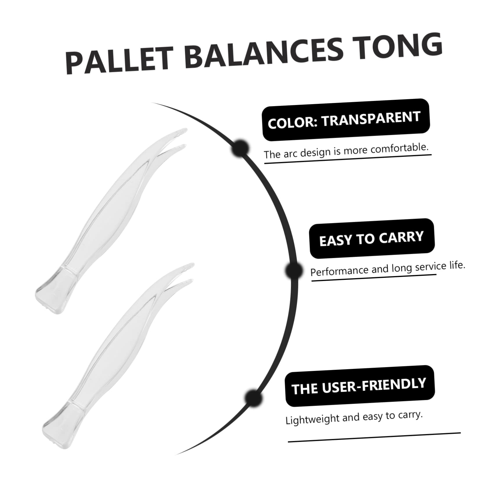 PRETYZOOM 25pcs Scale Tweezers Plastic Makeup Clips Hardened Non-slip Precision Tweezers for Daily Use