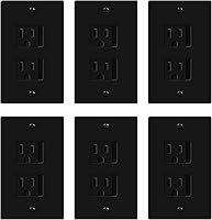 Vista 11 de ENERLITES Cubierta de salida a prueba de niños, cierre automático, se adapta tanto a tomas dúplex como decoradoras, diseño de seguridad, enchufe