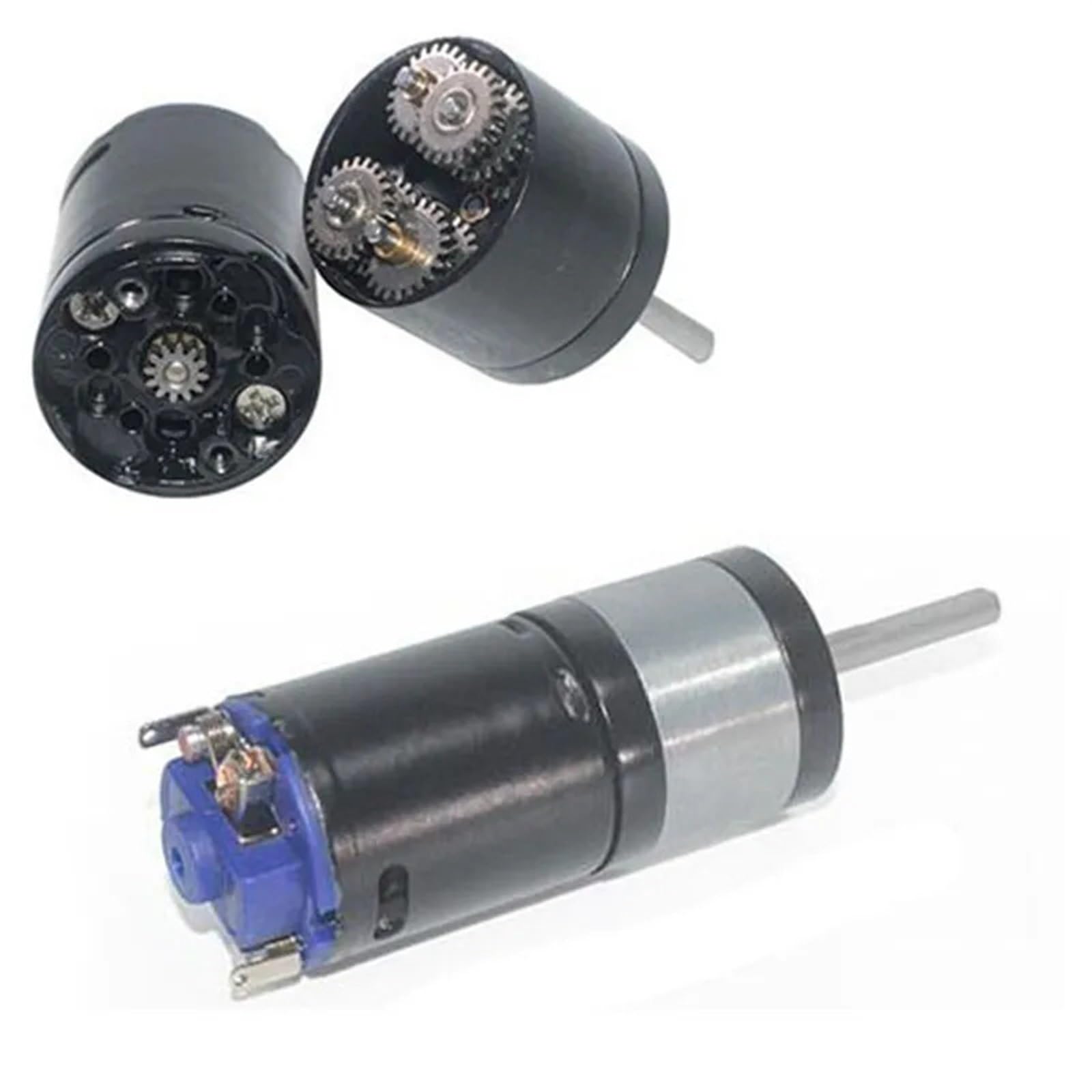 DC 6V 12V Getriebemotor 20-4545RPM Encodermotor Hohes Drehmoment Elektrischer Mini-Mikro-Metallgetriebe-Untersetzungsmotor 370 DC-Getriebemotor(6V 128 RPM)