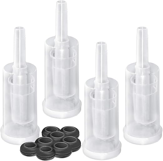 GLOBALDREAM Airlocks Set for Home Brewing, 4pcs Air Lock Bubble Airlock