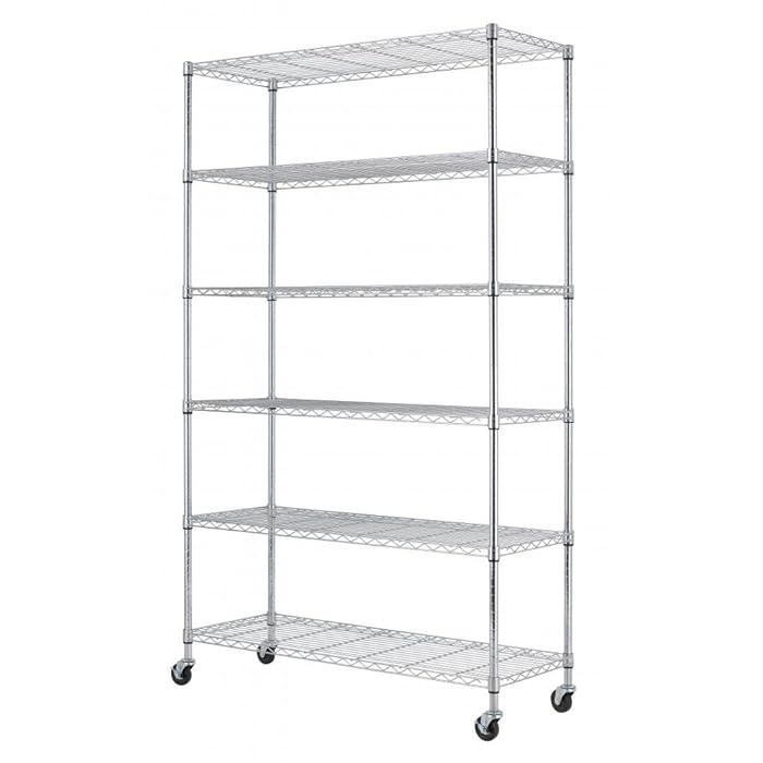 Buy SafeRacks NSF Certified Storage Shelves, Heavy Duty Steel Wire