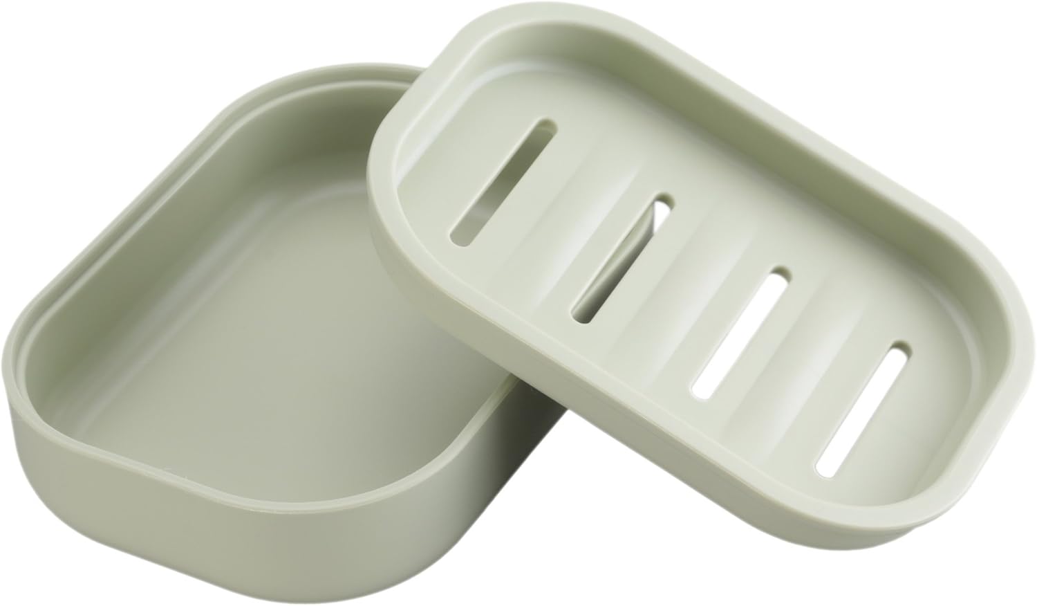 Plastic Soap Dish, Container, Keeps Soap Dry, Easy Cleaning, Drain,