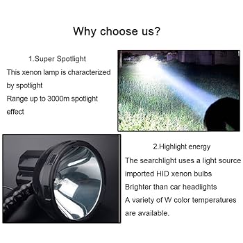 Amazon.co.jp: HID 12ボルト キセノン ハンドヘルド スポット