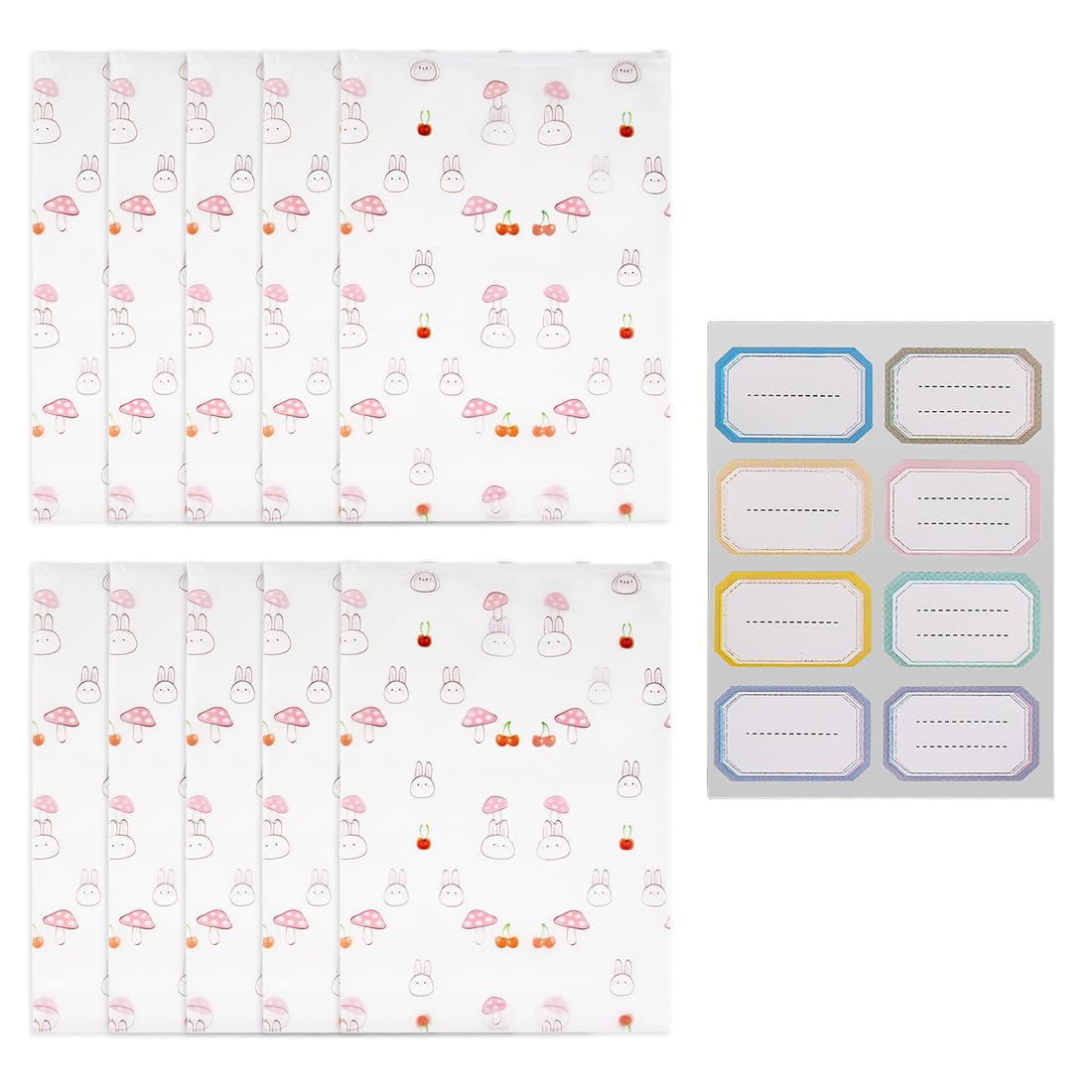 Sachets de rangement pour bébé hôpital réutilisables 10 pièces pour voyages piscine sport maternelle