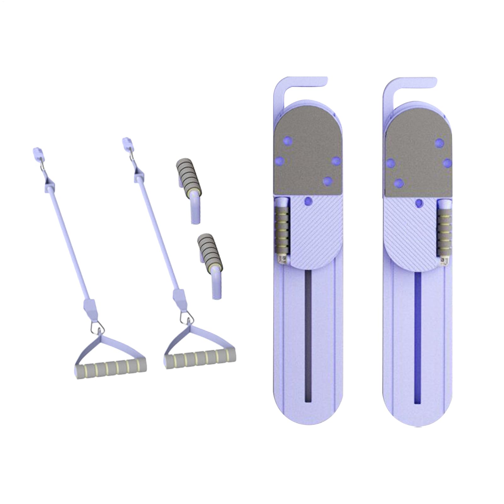 Reformar Pilates, Reformador Pilates Portátil, Equipo de Fitness Multifunción para Entrenamiento en Interior de Piernas, Brazos y Cinturón Abdominal, Ideal para Deportes,