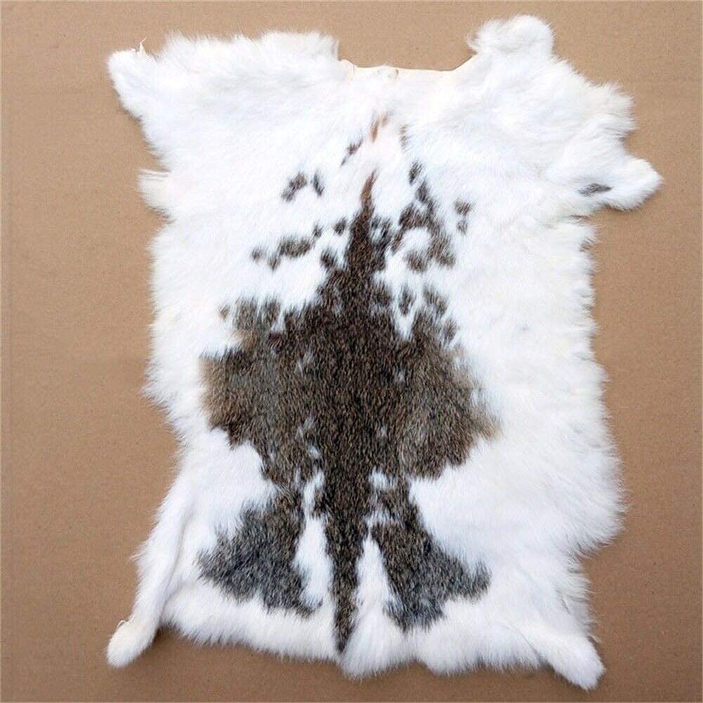 1/3pcs 16x9 Genuine Natural Rabbit Fur Skin Tanned Leather Hides