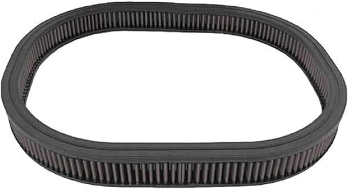K&N Filtro de aire del motor Aumente la potencia y la aceleración, filtro de aire de repuesto lavable para automóvil Compatible 1966-1972