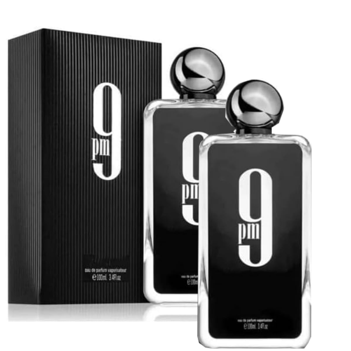 9pm Arabic Perfume for Men - Eau De Parfum Spray Long Lasting Oriental Fragrance Men and Women Perfume EDP 100ml (2 Pcs)