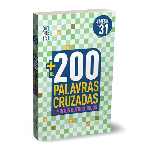Livro Mais 200 Palavras Cruzadas nível Médio Ed 31