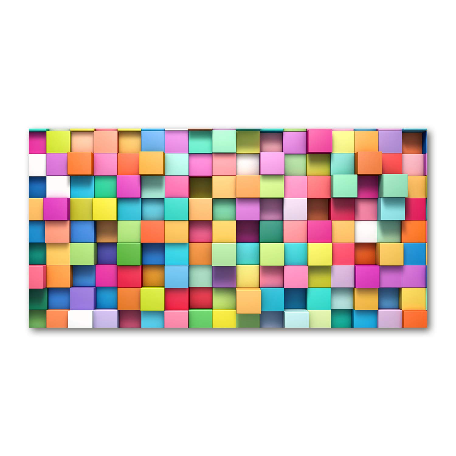 Déco mural acrylic glass 140x70cm pour illuminer et colorer un mur blanc