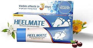 Cracked Heel Repair Cream Super Saver Pack with 1 Pair Socks | Power of Aqua Magnet Technology | For Dry, Cracked Feet, Diabetic Foot Care, & Corns | Non-Greasy & Dermatologist Tested – 50g-picture-14