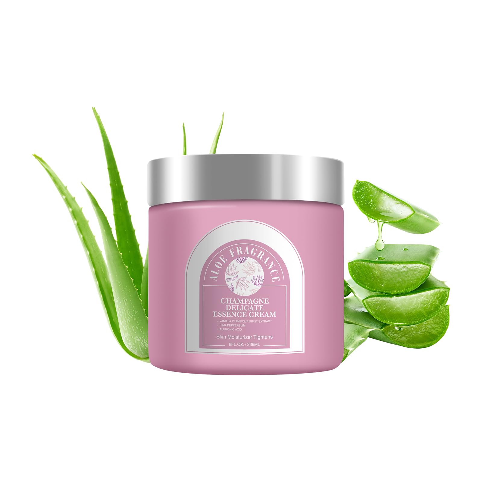 ROSEYE Champagne Body Firming Cream,236ml Champagne Lift Firming Body Cream,Vegan Body Lotion For Women,Body Cream For Loose Skin,Ydrating Skincare For Smooth,Supple Skin,(236ml