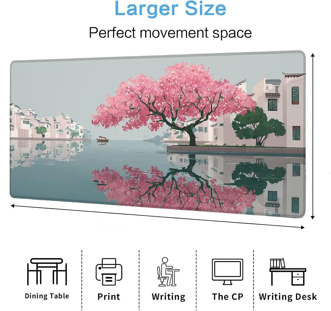 Podkładka pod laptop, Podkładka pod mysz do gier na biurko, duża, rozmiar 600x1200, XXL(900x400x3 mm)