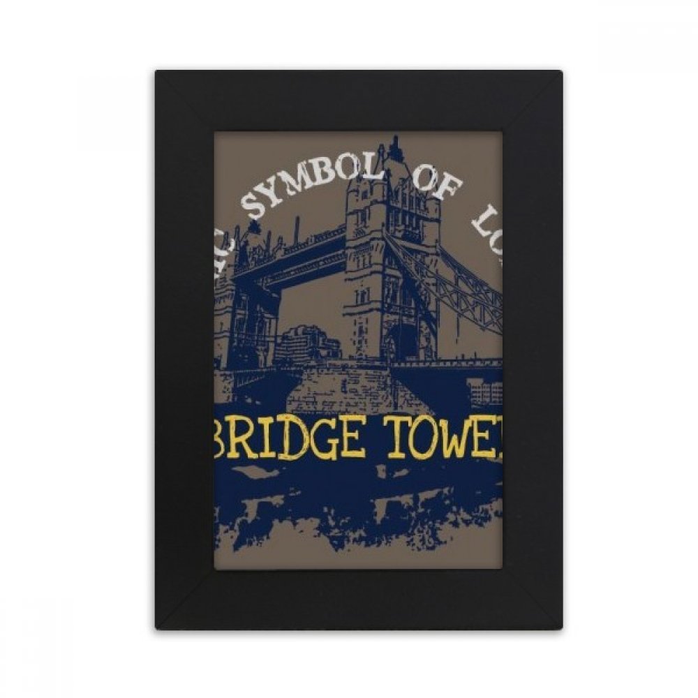 Cadre Londres Tower Bridge pour photo 10x15 cm, l'esprit déco voyage chez vous