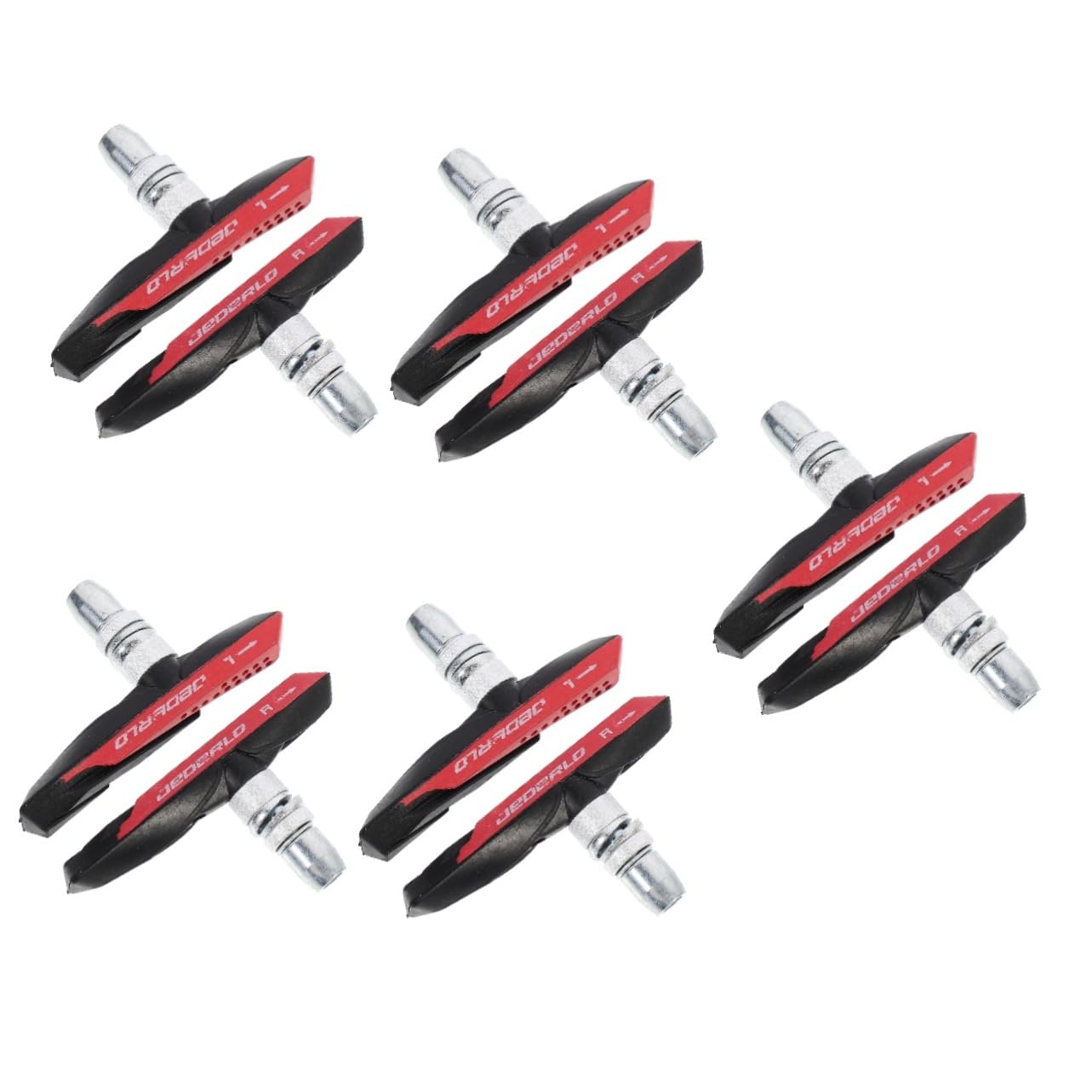 BESPORTBLE 5 Paires De Plaquettes De Frein De Vélo Blocs De Frein De Vélo Plaquettes De Résistance De tes De De Route Patin en Feutre Excersise Silencieux