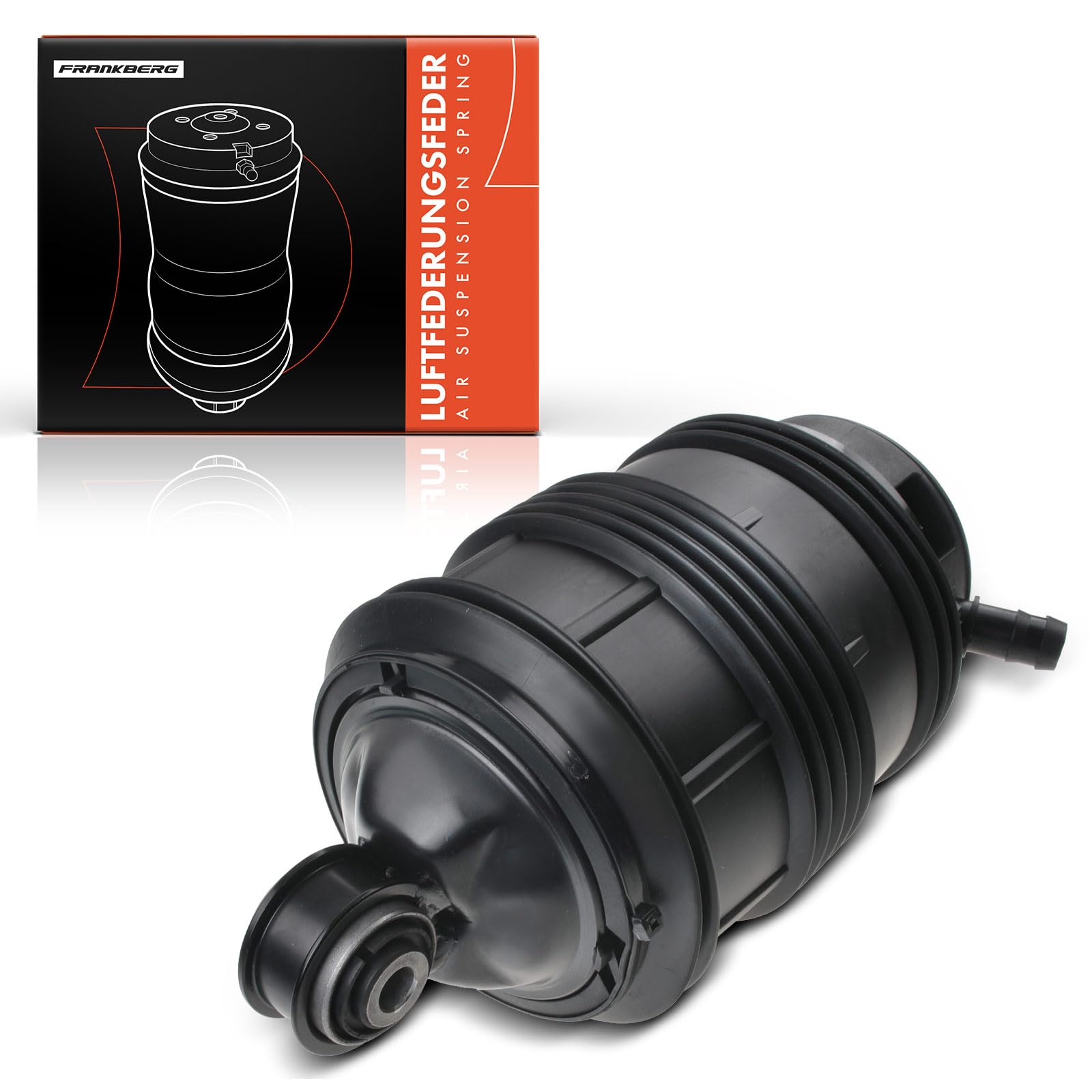 Frankberg Molla pneumatica sospensione pneumatica posteriore sinistra | Compatibile con: Classe E W211, Classe E Modello T S211, CLS C219