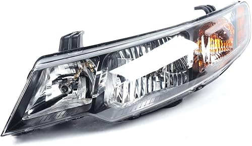 Eapmic Carcasa transparente para proyector Faro delantero Ámbar Esquina Señal de Giro, para Kia Forte Koup 2010-2013 (lado izquierdo)