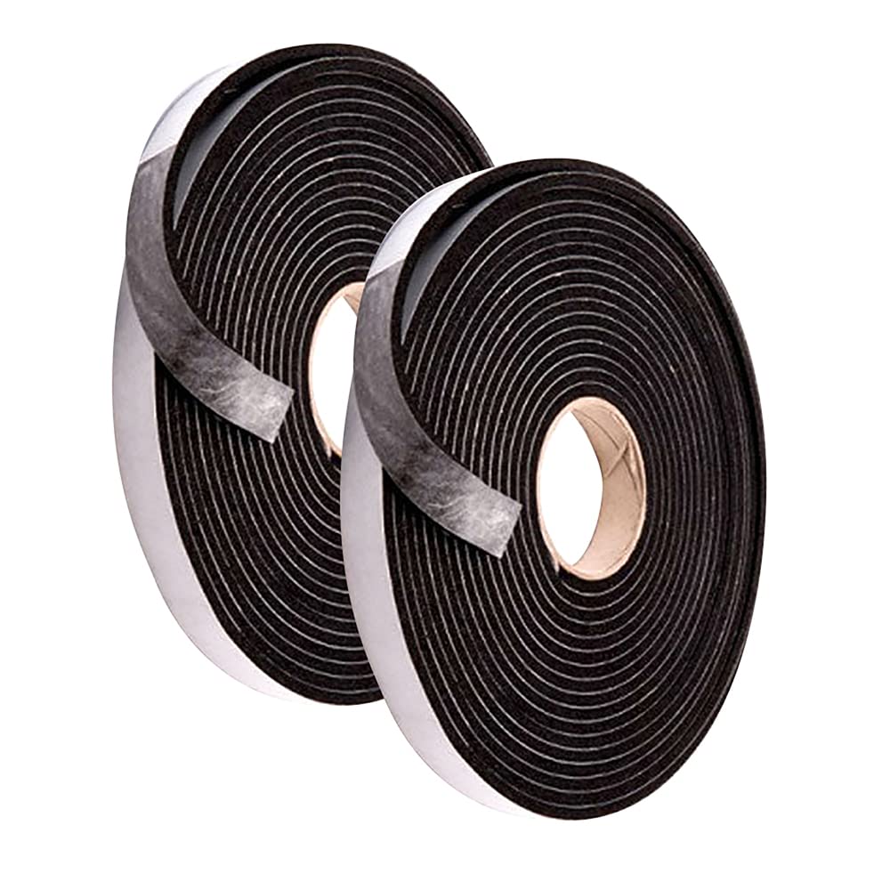 Dekton 2 Piece 5M x 19MM Heavy Duty Double-Sided Mounting Tape | Strong Sticky Foam Tape for Picture Hanging | Replaces Nails, Screws, and Tacks | Holds Up to 1Kg | Long-Lasting and Easy to Use