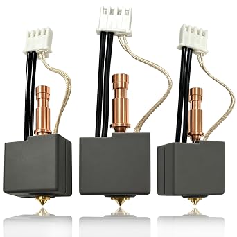 3PK 0.4MM Hotend for Kobra S1 Upgraded Hot End with Brass Nozzle