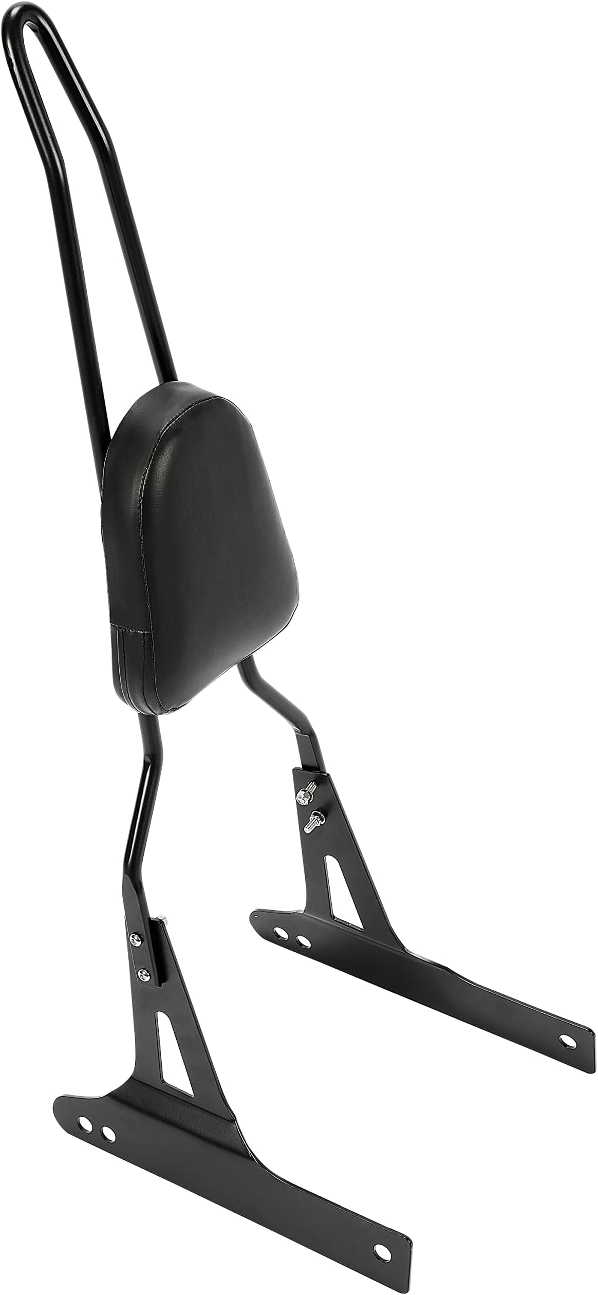 Backrest Sissy Bar Detachable Black Compatible with Harley 2006-up Dyna Street Bob FXDB EFI FXDBI Super Glide FXD Custom FXDC