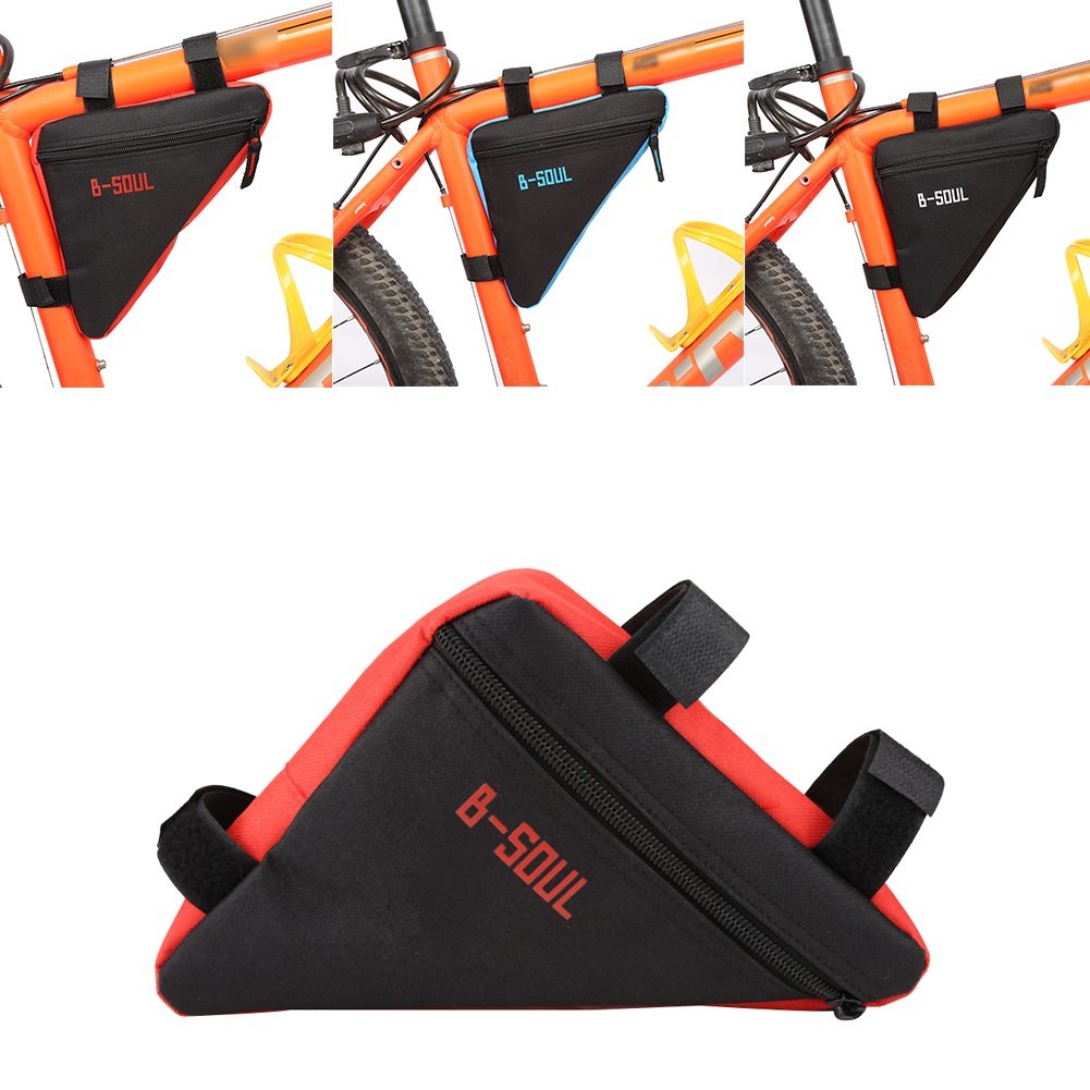 Borsa Triangolo Per Bicicletta Impermeabile - Porta Lucchetto, Attrezzi, Giacca - Foto 7