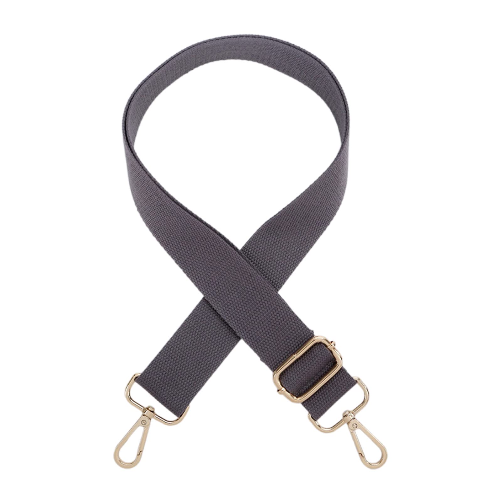 Haveratio Grey 55In Handbag Shoulder Strap Replacement Woven Strap For Diy Purse Crossbody Bag Messenger Bag Adjsutable Strap With Hook