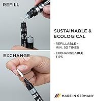 Vista 5 de Molotow Juego de rotuladores de caligrafía de cromo líquido