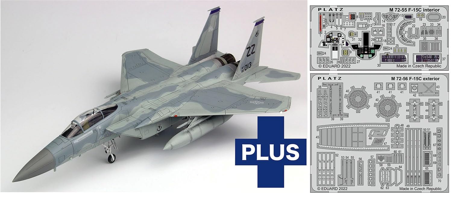 Amazon | プラッツ 1/72 アメリカ 戦闘機 F-15C イーグル 嘉手納AB