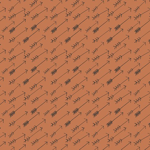 Art Gallery Fabrics Art Gallery Voile Hello Bear Adventure Bark Fabric, Brown