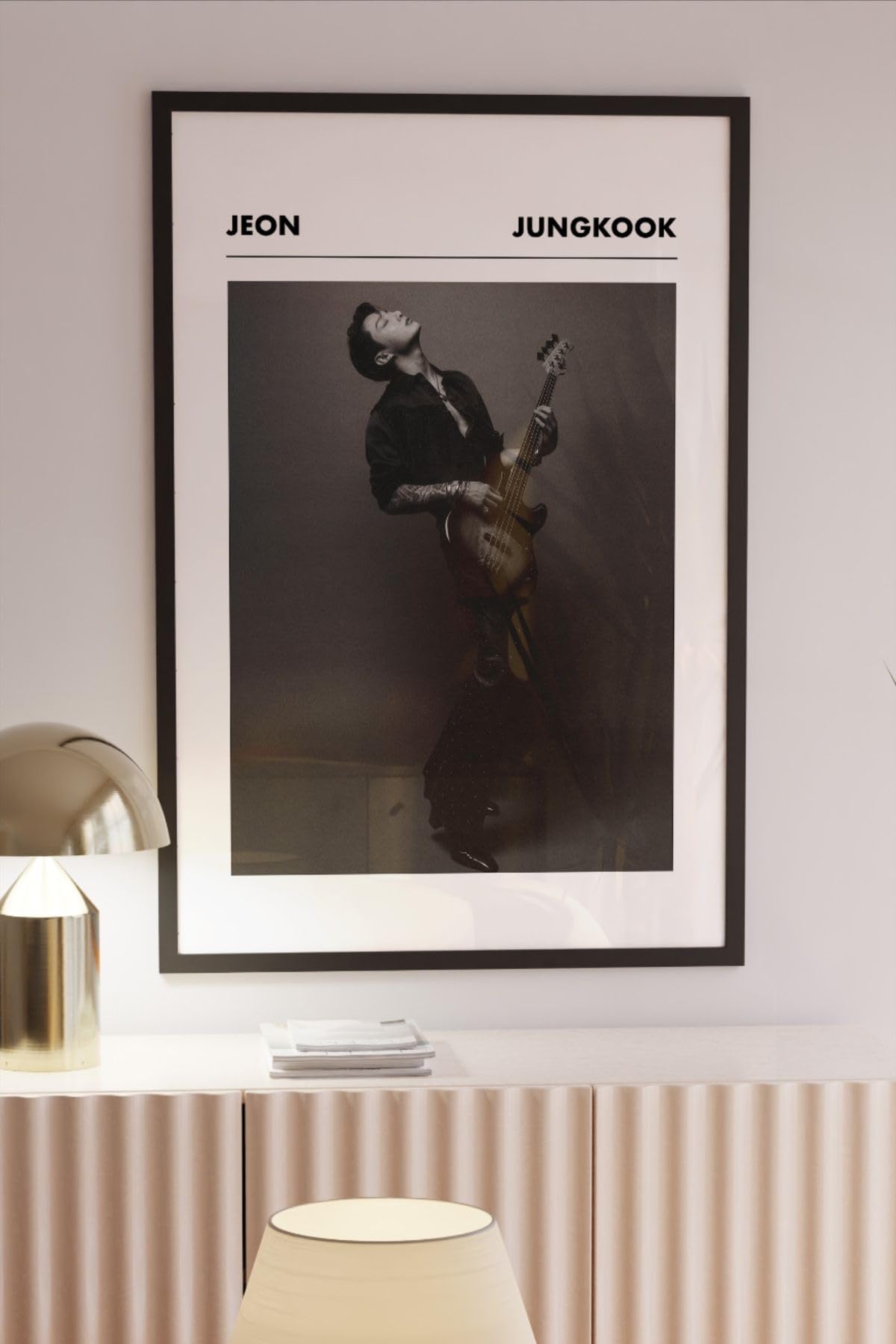 BTS jungkook 額縁 SLAYINDIA® Jungkook Photo Frame - K-Pop BTS Golden Maknae Inspired