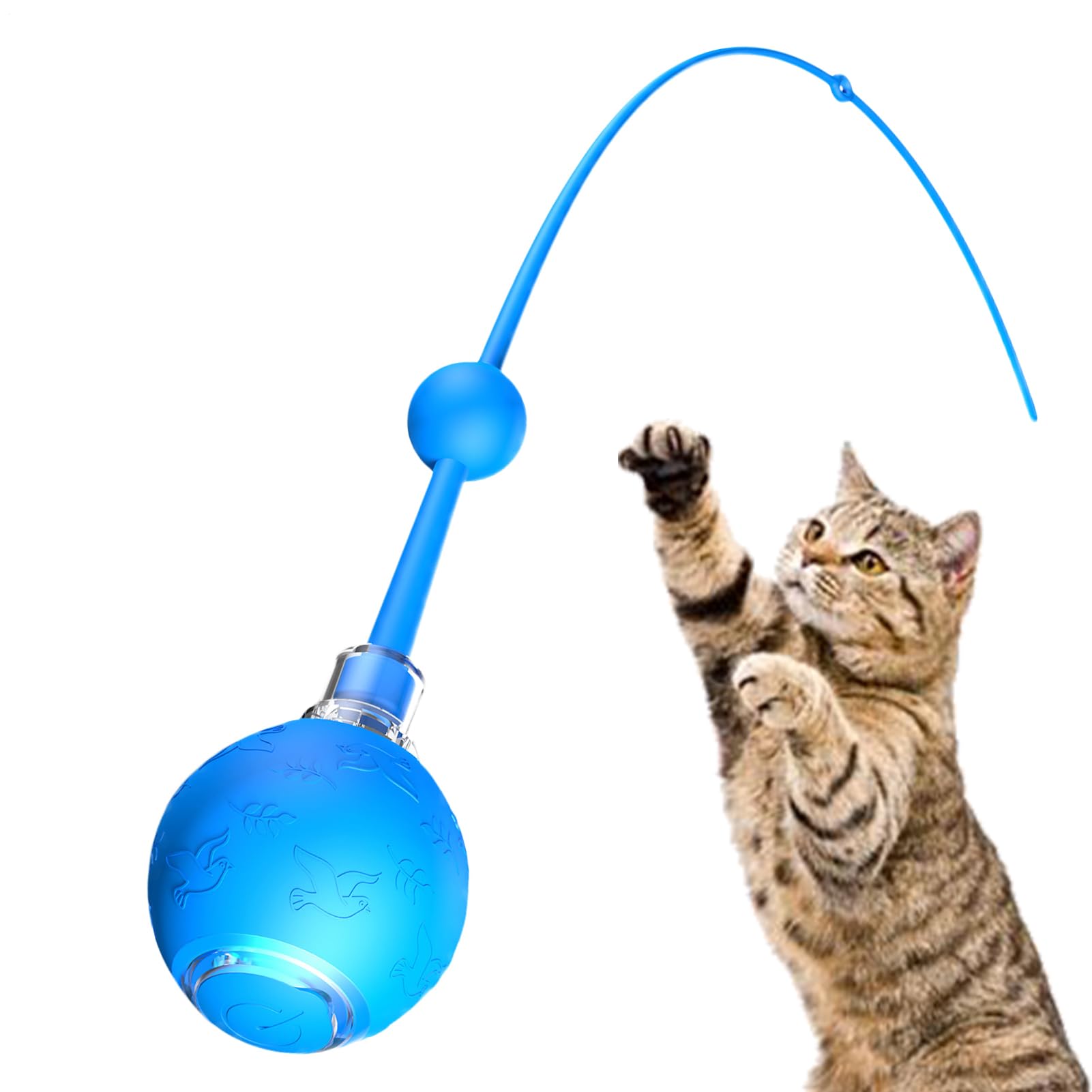 Boule électrique pour chat jeu roulant automatique et intelligent à 3 modes