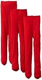 Jefferies Socks Little Girls'  Smooth Skin Tights  (Pack of 3)