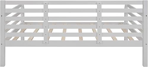 Miniatura 8 de Harper &amp; Bright Designs Marco de sofá cama de tamaño matrimonial, cama de día completo de madera con soporte de listones de madera, marco de cama