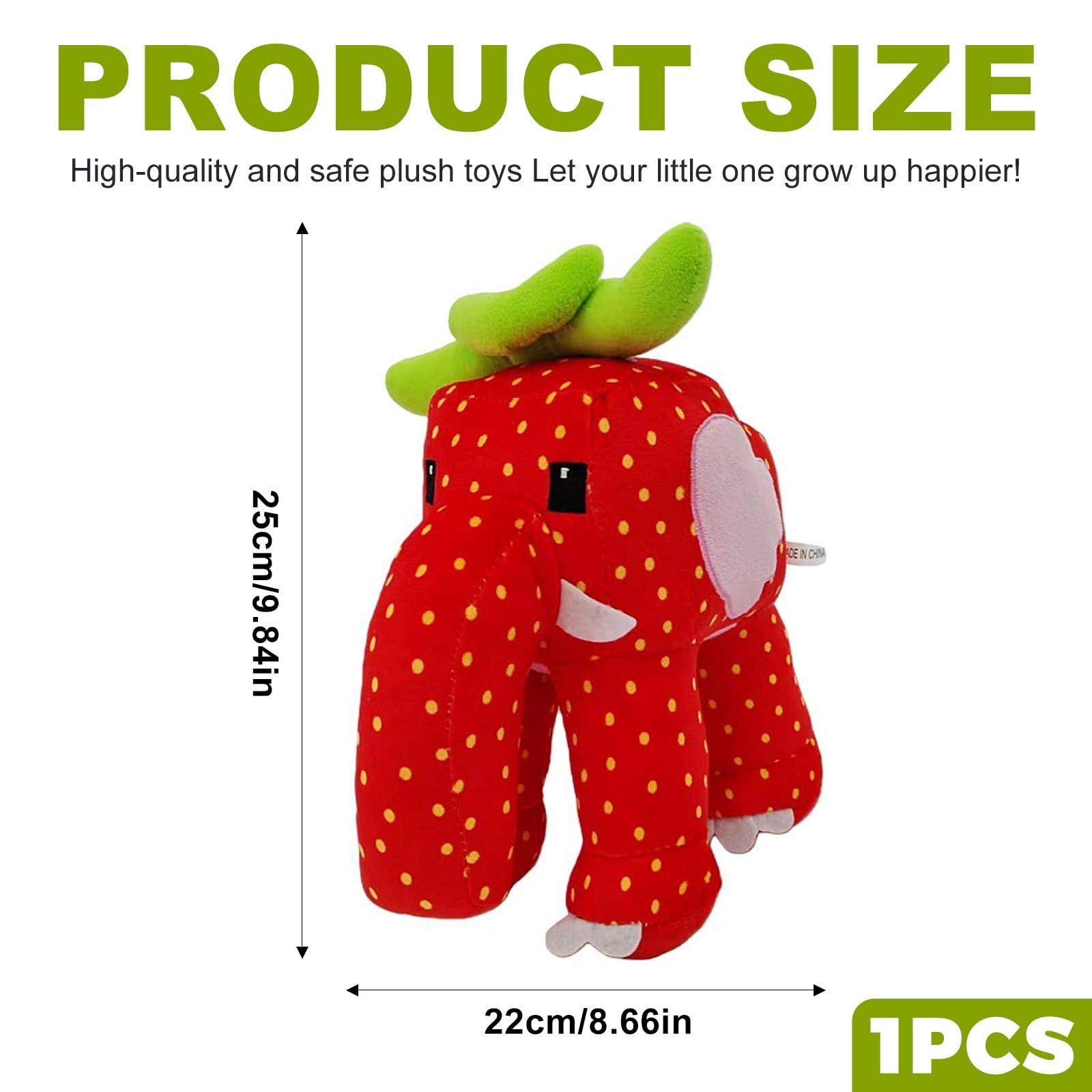 RARITYLL Cotton stuffed toys, strawberry-themed stuffed toys, cute and soft filled animal toys, fan collectible toy gifts - Image 2