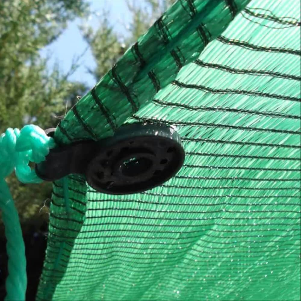 BONERVA | Malla de sombreo y ocultación | Color Verde | 90% ocultación | Tejido Ratcher | Malla de protección para jardín y Agricultura| Rollo 1x100 Metros
