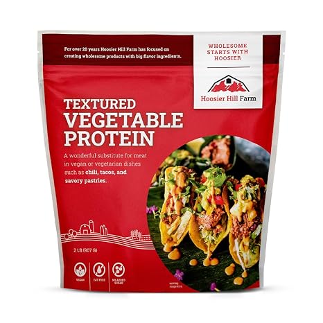 Hoosier Hill Farm Textured Vegetable Protein, 2LB