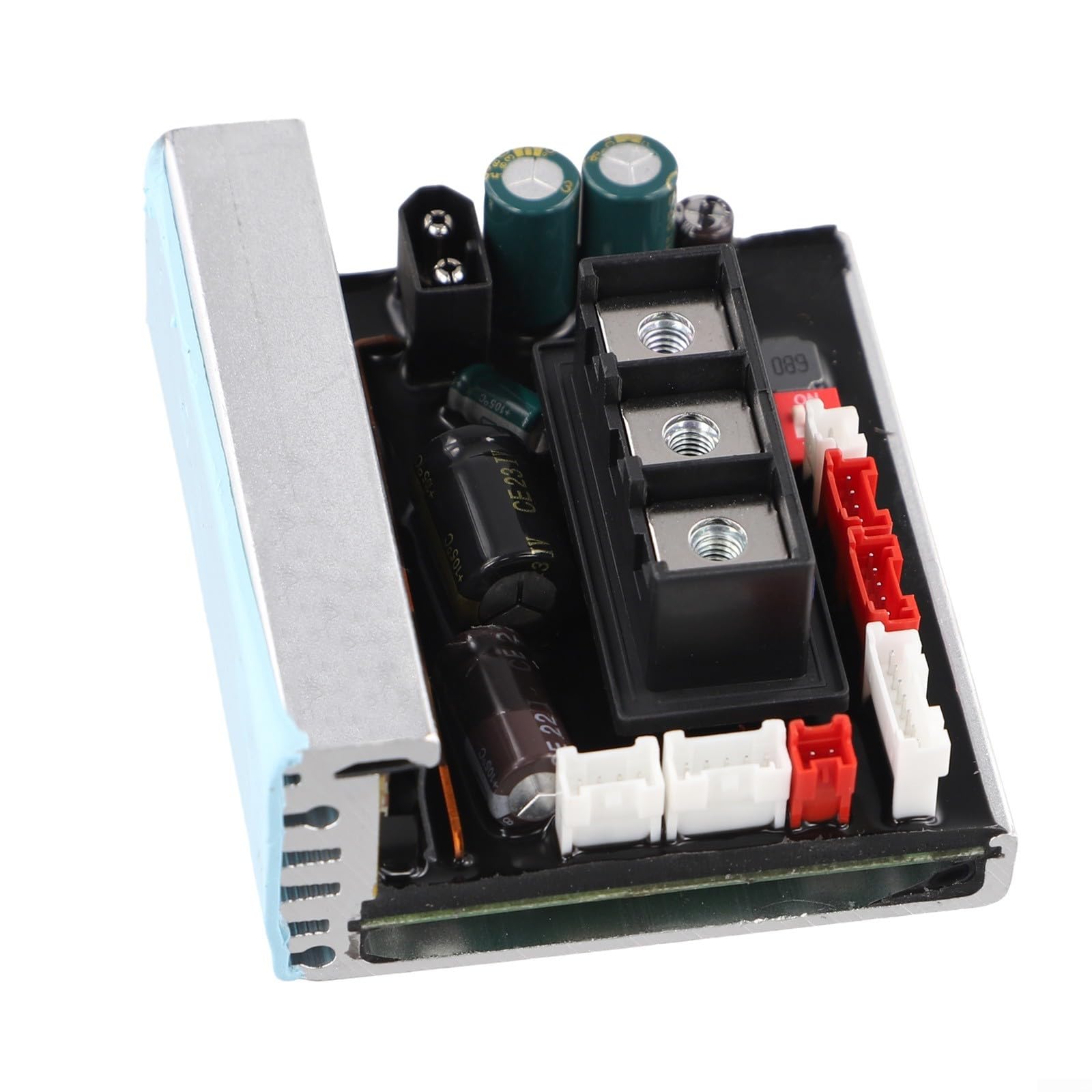 Controlador de scooter eléctrico, placa principal de metal y plástico, reemplazo de placa de circuito de placa base, capacidad de escalada de alta potencia, baja generación de calor fácil de instalar