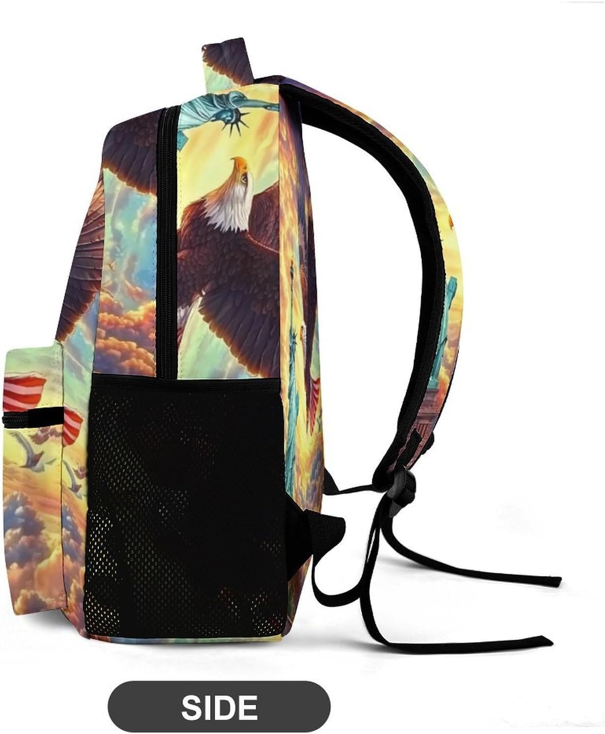 New York City E-agle Sunset Laptop Backpack Lightweight Computer Bag Travel Daypack for Work Business