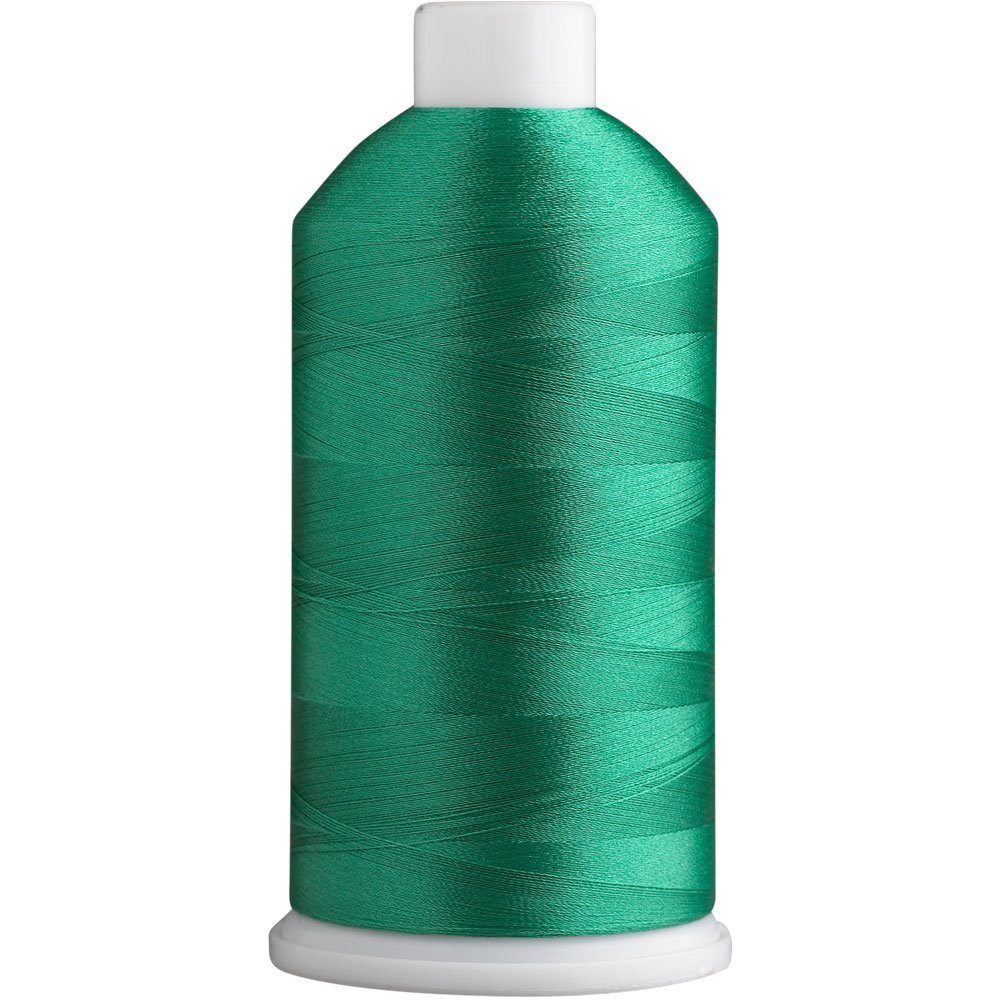 Superpunch SuperB Embroidery Thread, 5000 m Cone, Green with Envy 1615
