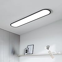 Vista 13 de Ganeed Lámpara de techo LED regulable de 39.4 pulgadas, lámparas de techo largas de alto brillo, 3000-6000 K seleccionables, moderna, ultrafina