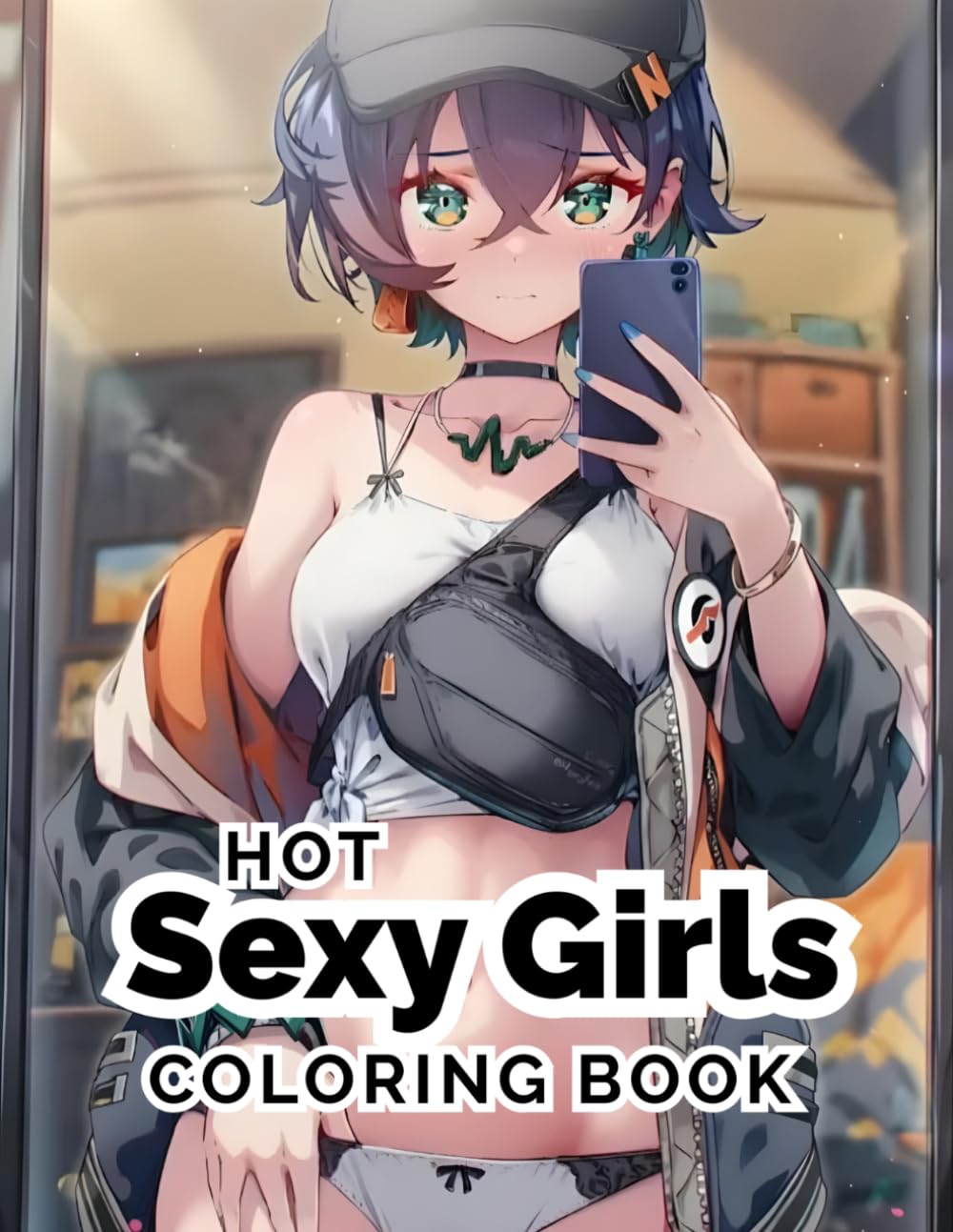 Sexy Girls Coloring Book for Adults: Pin-Up Style Beauty Illustrations for Relaxation, Stress Relief & Creative Fun