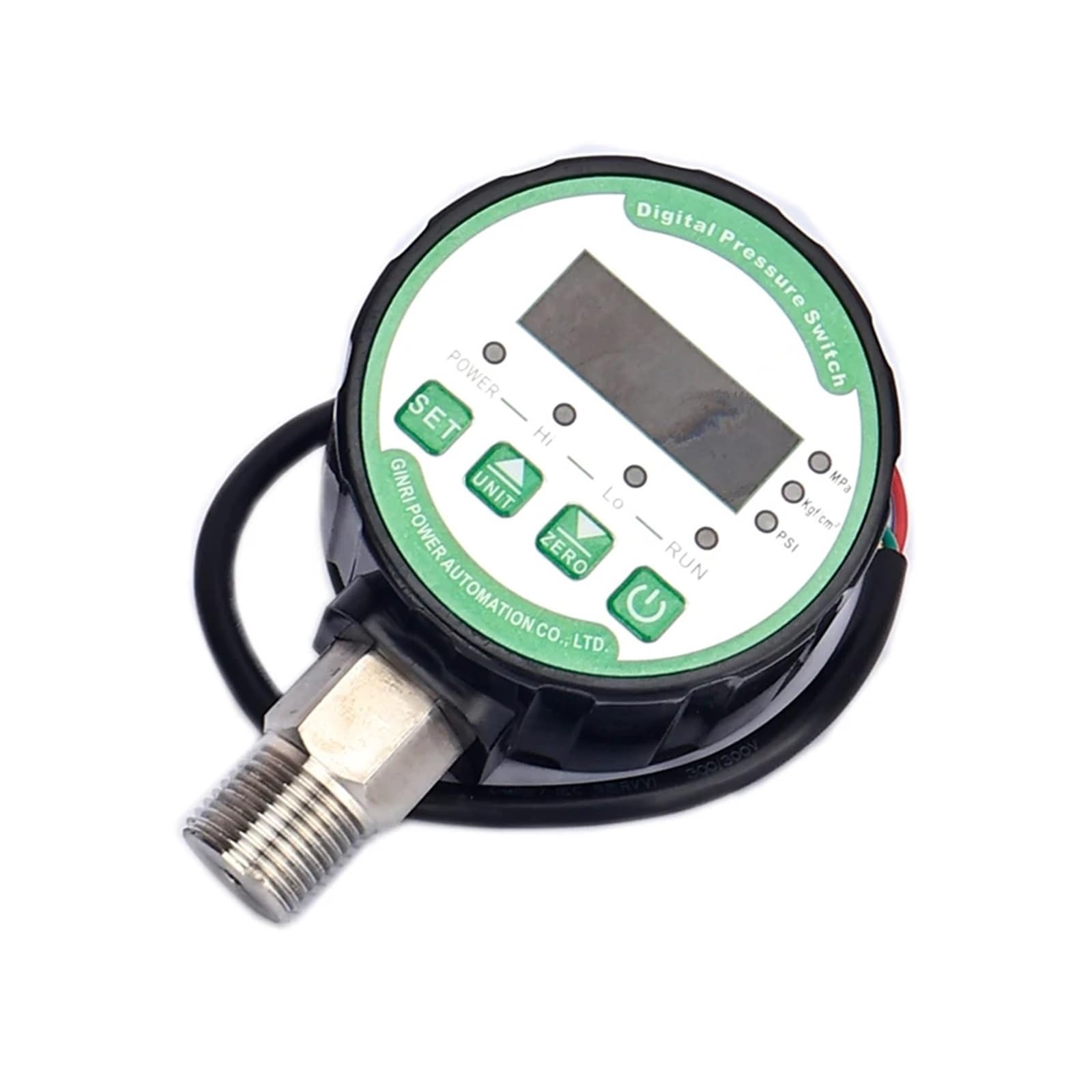 Manómetro, Interruptor de control presión DPR-S80 Pantalla digital bomba agua(0-0.5mpa,M20x1.5,24V)
